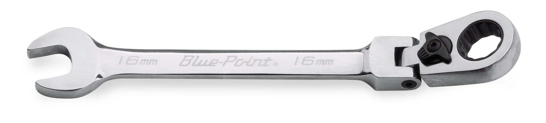 16 mm 12-Point Metric 15° Offset Flex-Head Ratcheting Box/Open-End Wrench (Blue-Point®) | BOERMF16A 16 mm 12-Point Metric 15° Offset Flex-Head Ratcheting Box/Open-End Wrench (Blue-Point®) | BOERMF16A